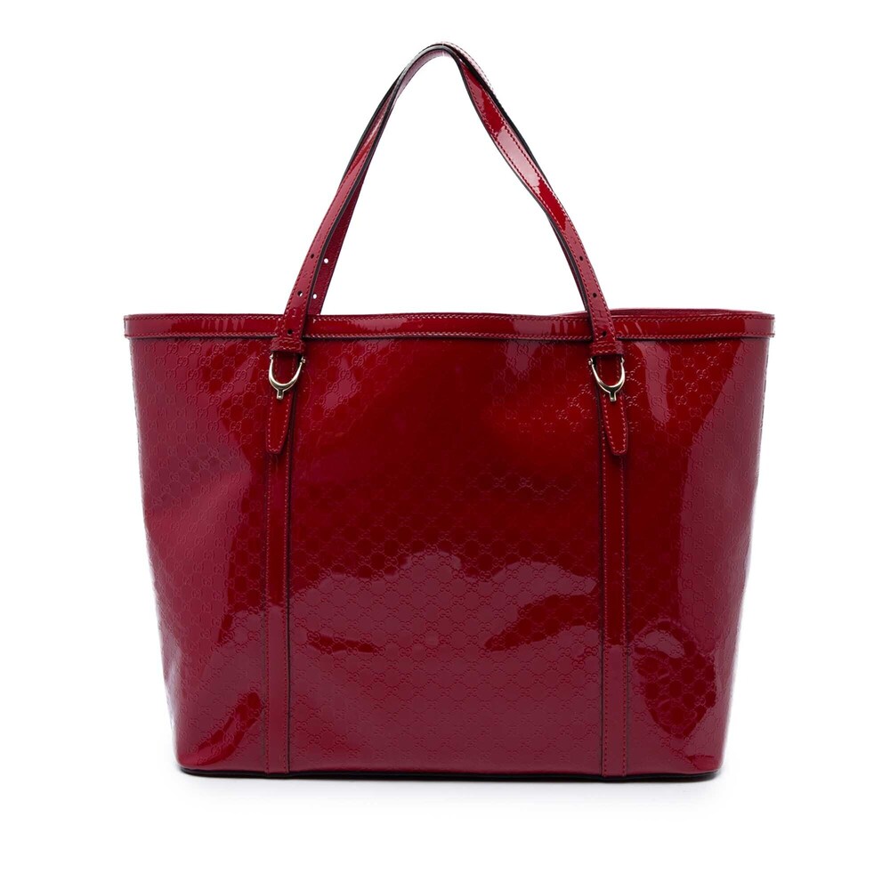 Pre-Loved Gucci Microguccissima Patent Nice Tote